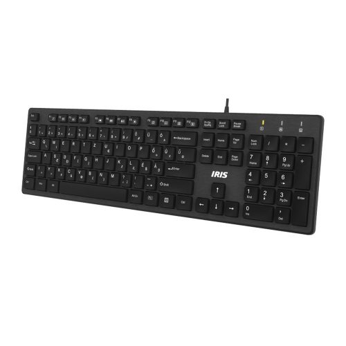 IRIS B-23 Slim billentyűzet fekete