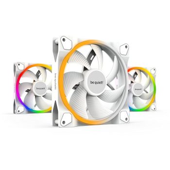   Be Quiet Light Wings White 140mm PWM hűtő ventilátor szett fehér 3db (BL102)