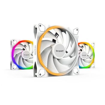   Be Quiet Light Wings White 140mm PWM high-speed hűtő ventilátor szett fehér 3db (BL103)