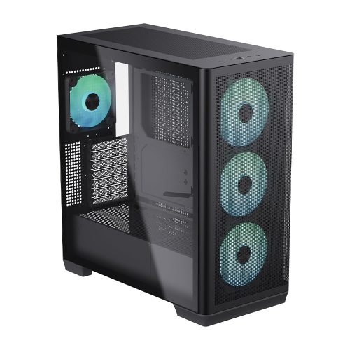 APNX C1 táp nélküli ablakos ház fekete (C1-BK-v1)