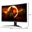 27" AOC C27G2E/BK LCD monitor