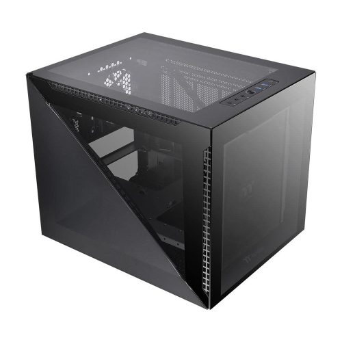 Thermaltake Divider 200 TG táp nélküli ablakos Micro-ATX ház fekete (CA-1V1-00S1WN-00)