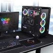 Thermaltake Core P6 Tempered Glass táp nélküli ház fekete (CA-1V2-00M1WN-00)