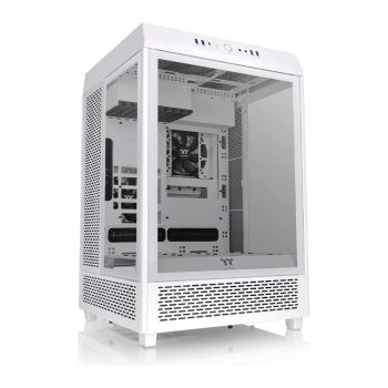   Thermaltake The Tower 500 Snow táp nélküli ablakos ház fehér (CA-1X1-00M6WN-00)