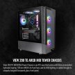 Thermaltake View 200 TG ARGB táp nélküli ablakos ház fekete (CA-1X3-00M1WN-00)