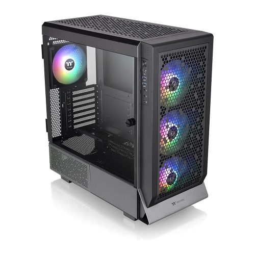 Thermaltake Ceres 500 TG ARGB táp nélküli ablakos ház fekete (CA-1X5-00M1WN-00)
