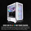 Thermaltake Ceres 500 TG ARGB Snow táp nélküli ablakos ház fehér (CA-1X5-00M6WN-00)