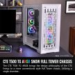 Thermaltake CTE T500 TG ARGB Snow táp nélküli ablakos ház fehér (CA-1X8-00F6WN-01)