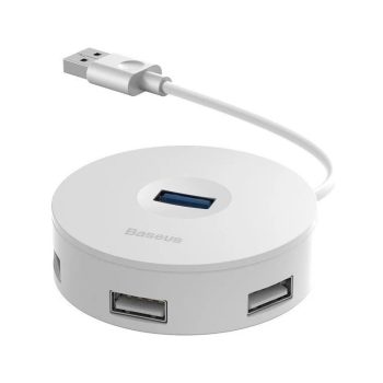 Baseus Round Box USB hub fehér (CAHUB-F02)