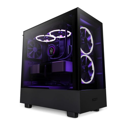 NZXT H5 Elite táp nélküli ablakos ház fekete (CC-H51EB-01)