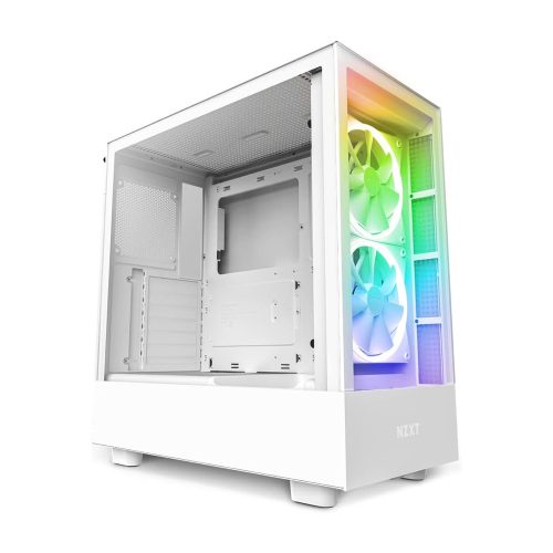 NZXT H5 Elite táp nélküli ablakos ház fehér (CC-H51EW-01)