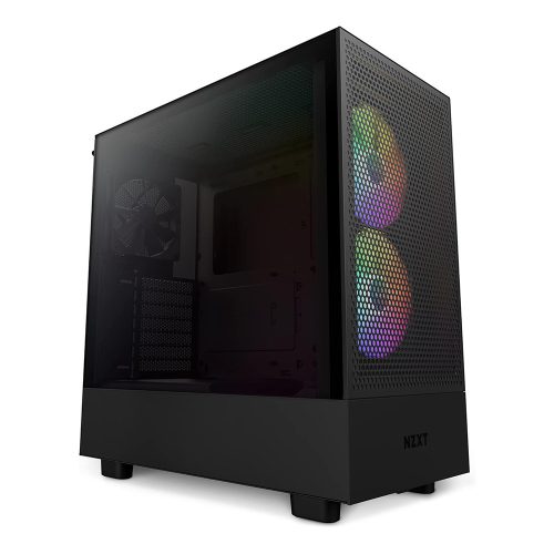 NZXT H5 Flow RGB táp nélküli ablakos ház fekete (CC-H51FB-R1)