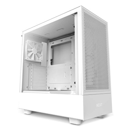 NZXT H5 Flow táp nélküli ablakos ház fehér (CC-H51FW-01)