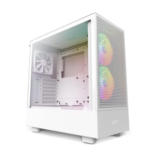 NZXT H5 Flow RGB táp nélküli ablakos ház fehér (CC-H51FW-R1)