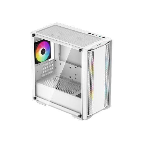 Deepcool CC360 ARGB táp nélküli ablakos Micro-ATX ház fehér (CC360 ARGB WH)