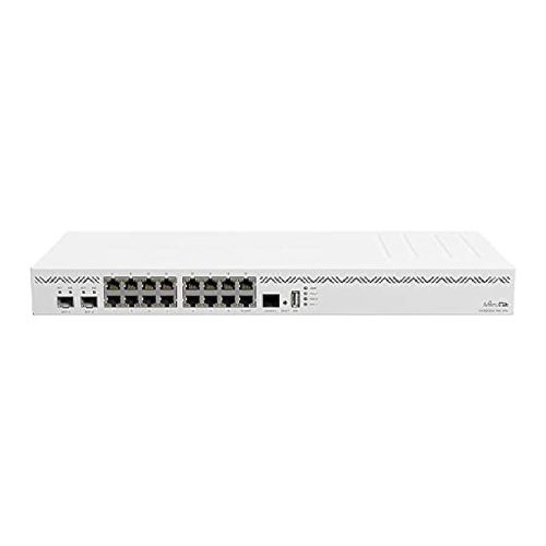 MikroTik 16xGbE LAN 2x SFP+ port 19" Cloud Core router (CCR2004-16G-2S+)