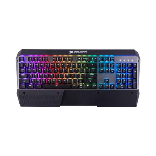 Cougar Attack X3 RGB Speedy Cherry MX Silver HU billentyűzet USB (CGR-WM1MB-ATS-HU)