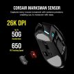 Corsair DARKSTAR vezeték nélküli Gaming egér fekete (CH-931A011-EU)