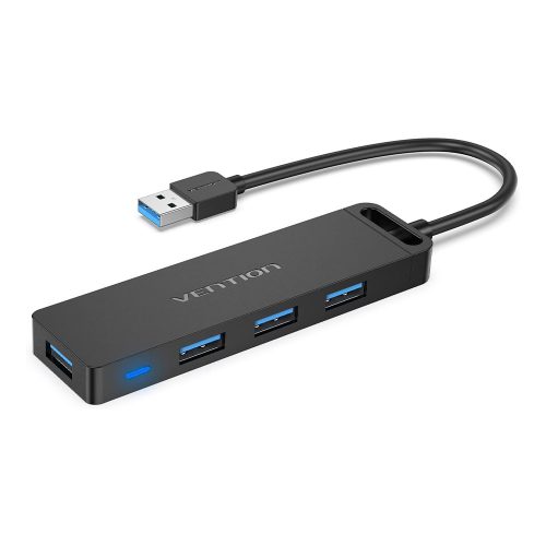 Vention USB 3.0 4 portos HUB 0,15m fekete (CHLBB)