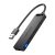 Vention USB 2.0 4 portos HUB 0,15m fekete (CHMBB)