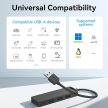 Vention USB 2.0 4 portos HUB 0,15m fekete (CHMBB)