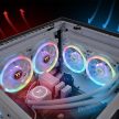 Thermaltake SWAFAN 12 RGB Radiator Fan TT Premium Edition (3-Fan Pack) fehér (CL-F145-PL12SW-A)