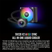 Thermaltake TH120 V2 ARGB univerzális vízhűtés fekete (CL-W360-PL12SW-A)