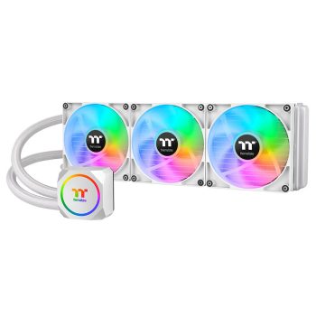   Thermaltake TH420 ARGB Sync All-In-One Snow Edition univerzális vízhűtés fehér (CL-W369-PL14SW-A)