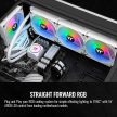 Thermaltake TH420 ARGB Sync All-In-One Snow Edition univerzális vízhűtés fehér (CL-W369-PL14SW-A)