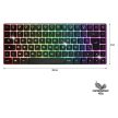 Spirit Of Gamer ELITE K70 vezeték nélküli Gaming billentyűzet fekete (CLA-EK70HU)