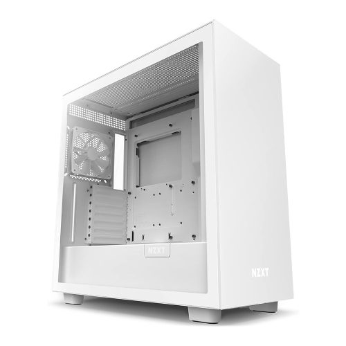 NZXT H7 táp nélküli ablakos ház matt fehér (CM-H71BW-01)