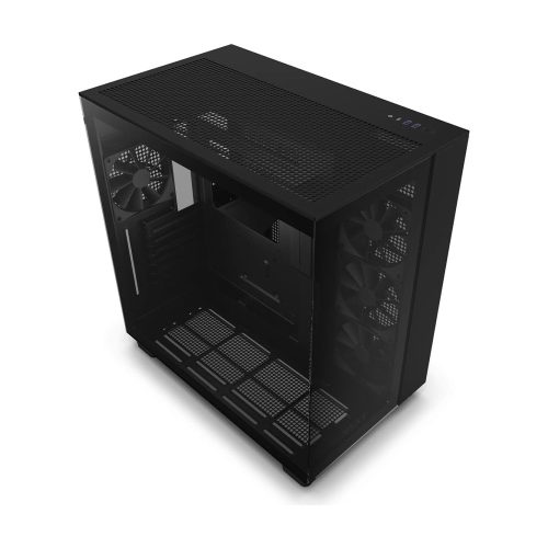 NZXT H9 Elite táp nélküli ablakos ház matt fekete (CM-H91EB-01)