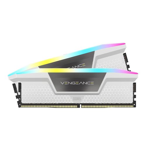 32GB 6200MHz DDR5 RAM Corsair VENGEANCE RGB White CL36 (2x16GB) (CMH32GX5M2B6200C36W)