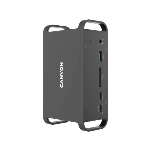 Canyon 14 portos USB-C multiport dokkoló állomás szürke (CNS-HDS95ST)