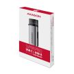 Axagon USB-C + USB-A külső kártyaolvasó szürke (CRAX082)