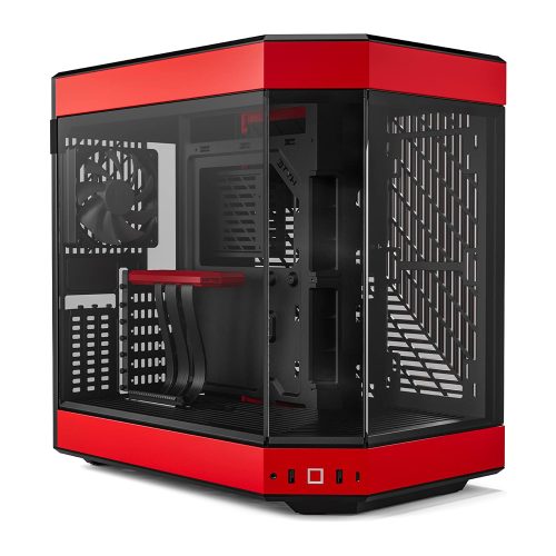 HYTE Y60 táp nélküli ablakos ház piros-fekete (CS-HYTE-Y60-RED)