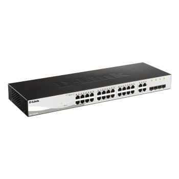   D-Link 28 portos Smart menedzselhető Gigabit Switch (DGS-1210-28/E)
