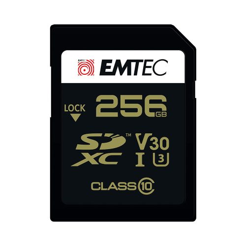 Emtec SpeedIN Pro 256GB microSDXCmemóriakártya + adapter (ECMSD256GXC10SP)