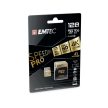 Emtec SpeedIN Pro 128GB microSDXC memóriakártya + adapter (ECMSDM128GXC10SP)