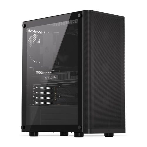Endorfy Ventum 200 Air táp nélküli ablakos ház fekete (EY2A002)