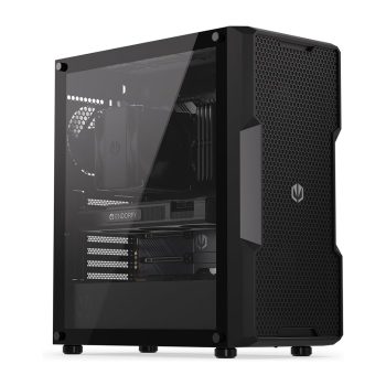   Endorfy Regnum 400 Air táp nélküli ablakos ház fekete (EY2A008)