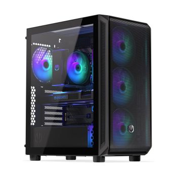   Endorfy Arx 500 ARGB táp nélküli ablakos ház fekete (EY2A011)