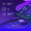 Endorfy Gem Plus Wireless PAW3395 vezeték nélküli optikai gamer egér fekete (EY6A013)