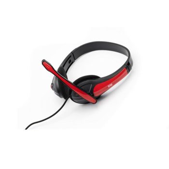 IRIS F-25 vezetékes headset piros