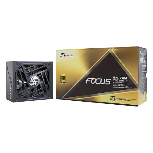 Seasonic Focus GX ATX 3.0 750W moduláris tápegység (FOCUS-GX-750 ATX 3.0)