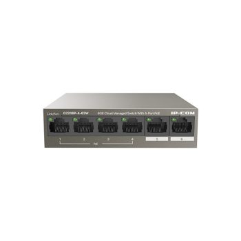 IP-COM 4x PoE + 2x Gigabit switch (G2206P-4-63W)