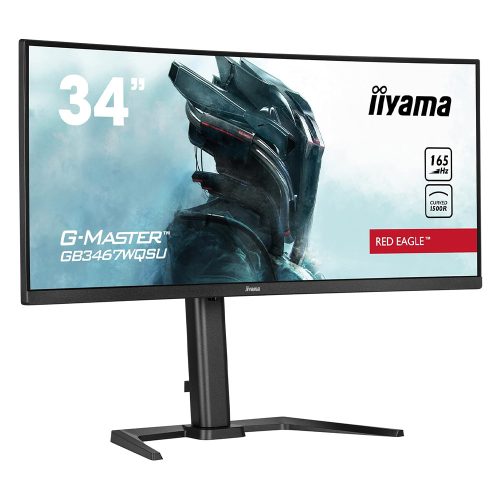 34" iiyama Curved Gaming 1500R ívelt LCD monitor (GB3467WQSU-B5)