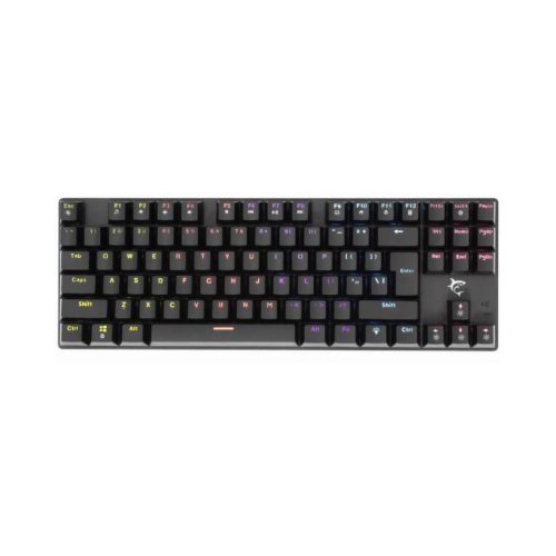 White Shark GK-2106B/BL-HU COMMANDOS Gaming Blue Switch billentyűzet fekete