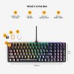 Glorious GMMK 2 Full-Size Fox Switch billentyűzet US-kiosztás fekete (GLO-GMMK2-96-FOX-B)