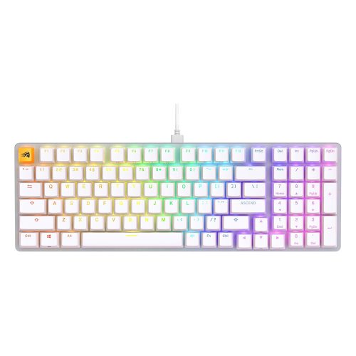 Glorious GMMK 2 Full-Size Barebone billentyűzet ANSI-kiosztás fehér (GLO-GMMK2-96-RGB-W)